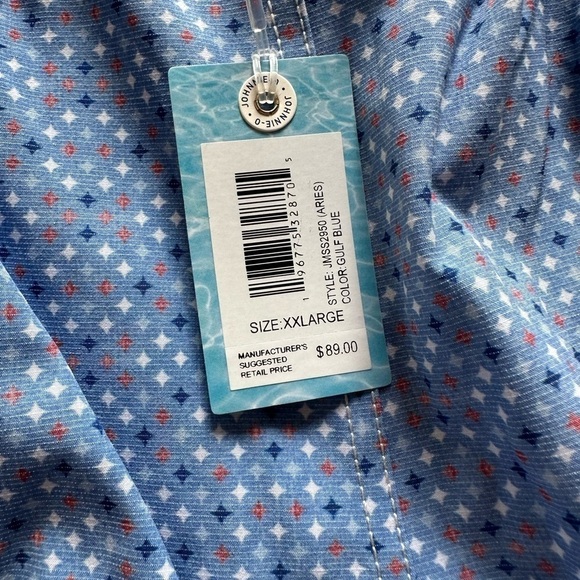 Johnnie-O's Swim Trunk blue red NWT size XXL - Picture 8 of 8